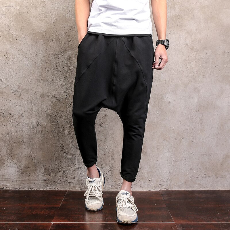 Low Crotch Jogger Style Pants