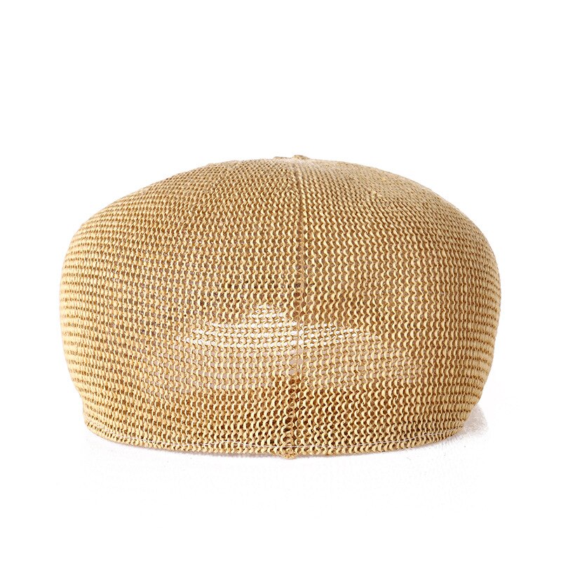 Mesh Straw Beret Hat