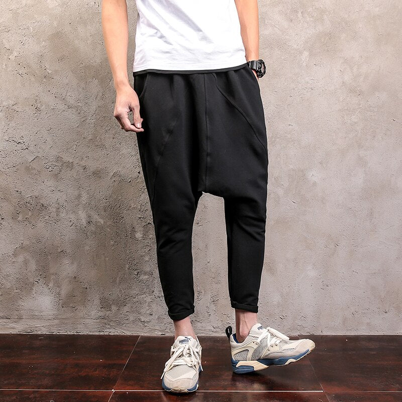 Low Crotch Jogger Style Pants