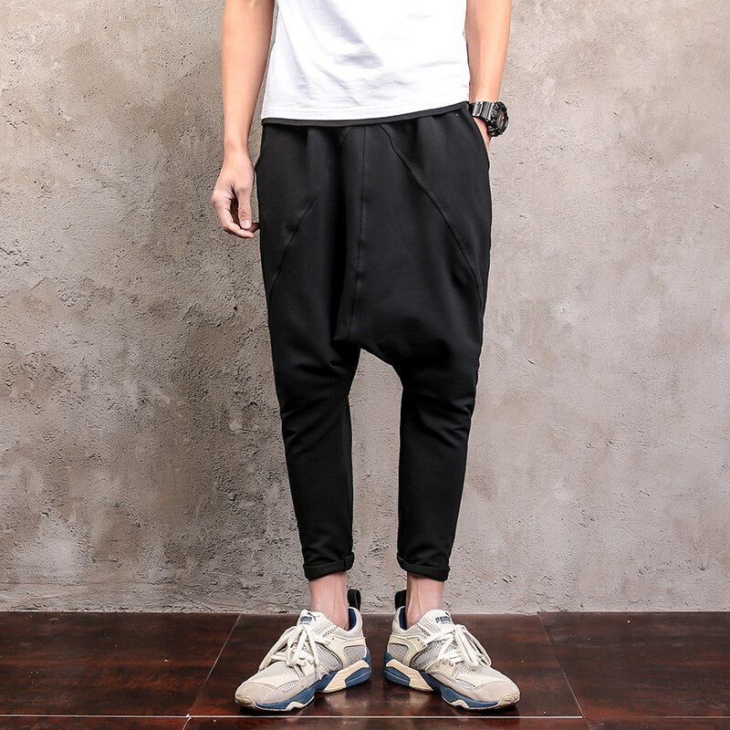 Low Crotch Jogger Style Pants