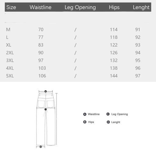 Jogger style pull-on pants measurement