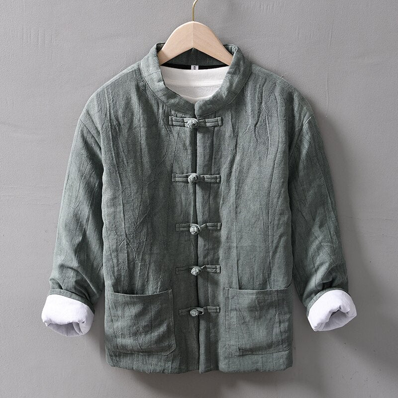 Warm Jacket Mandarin Collar - Mens Jackets