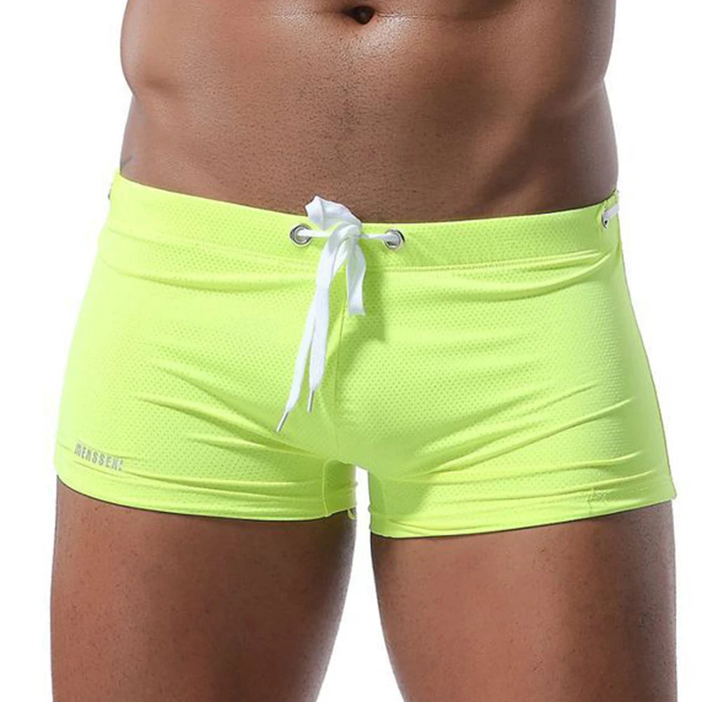 Mens brief boxer swim shorts