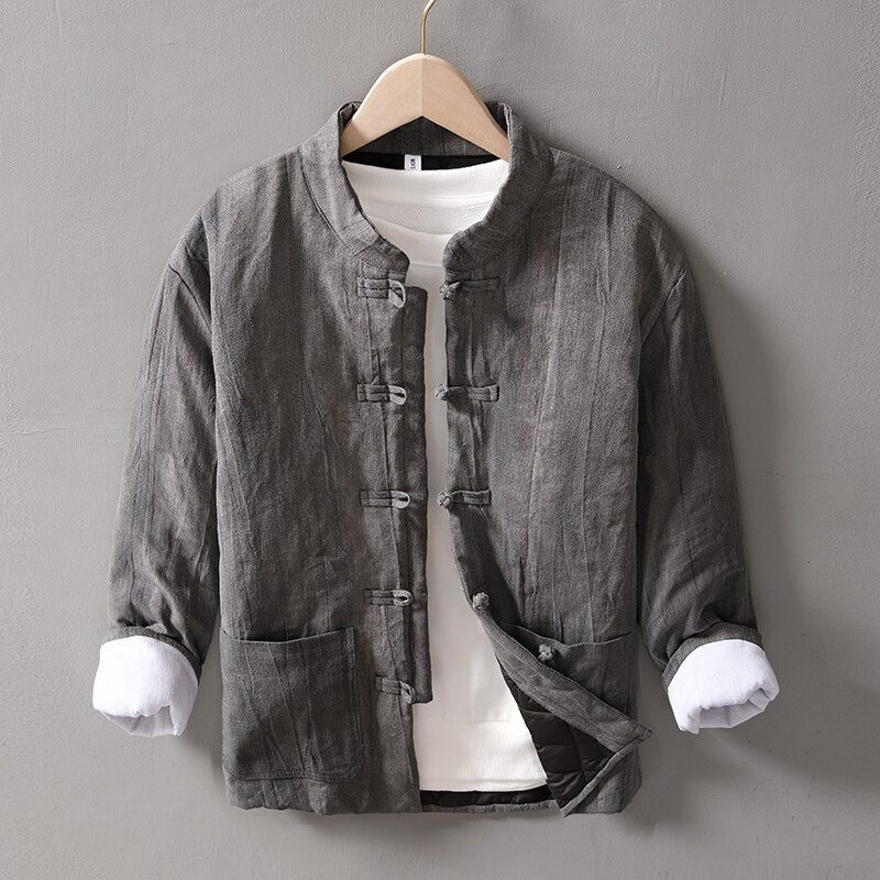 Warm Jacket Mandarin Collar - Mens Jackets