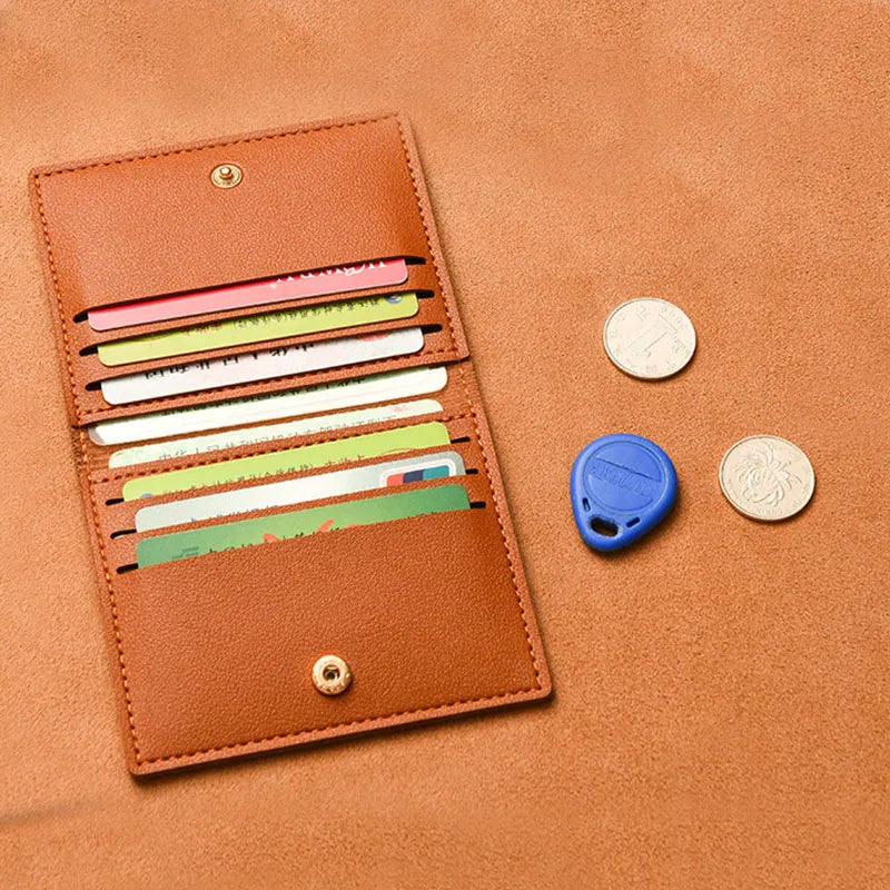 Ultra-thin Small Multi Slot Card Holder Wallet