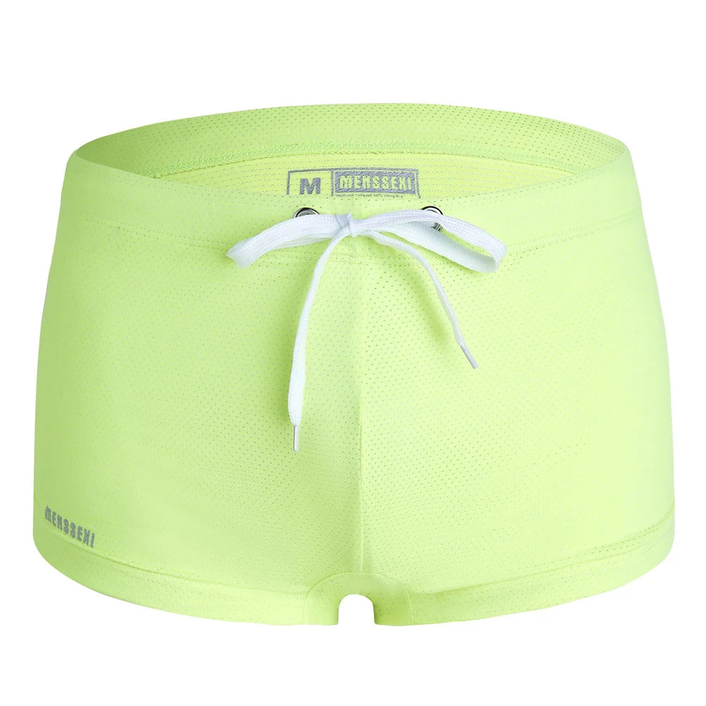 Mens brief boxer swim shorts