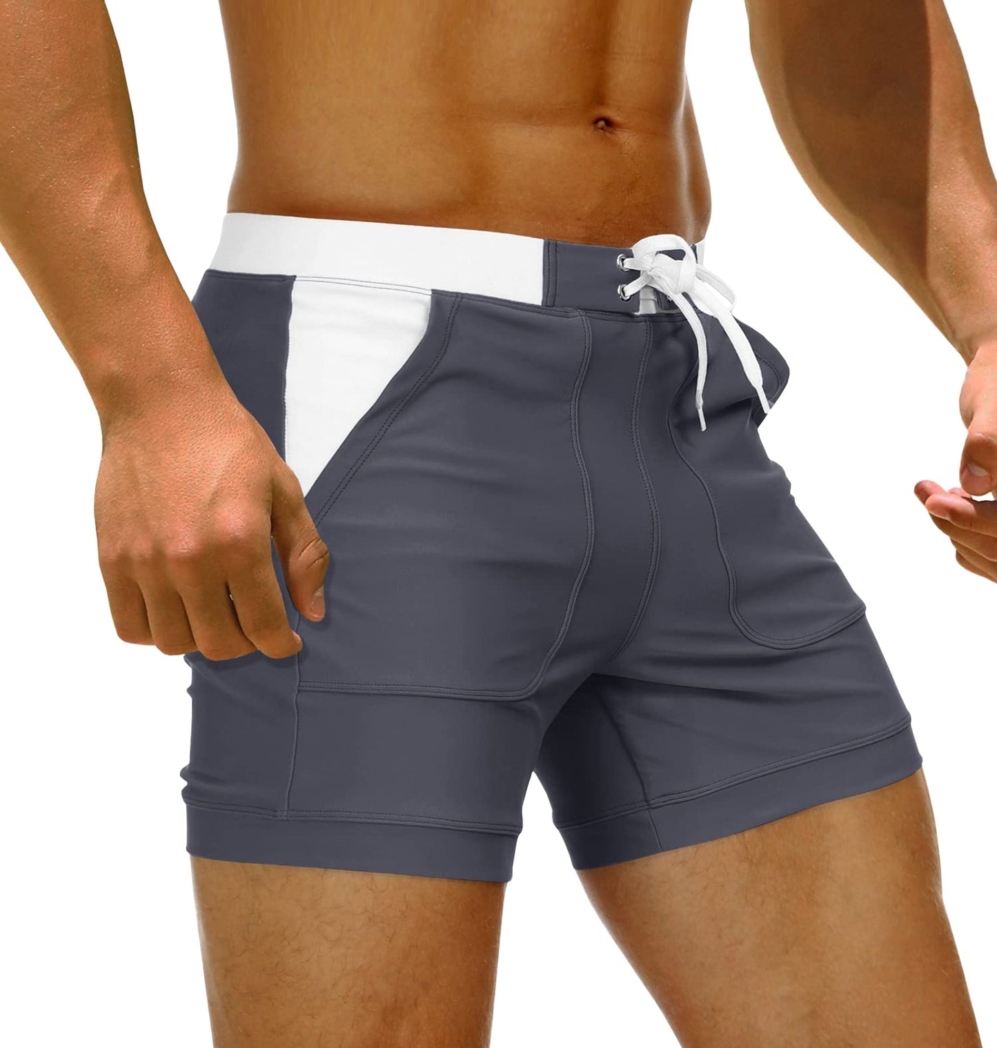 Board shorts with front pockets - Swimwear