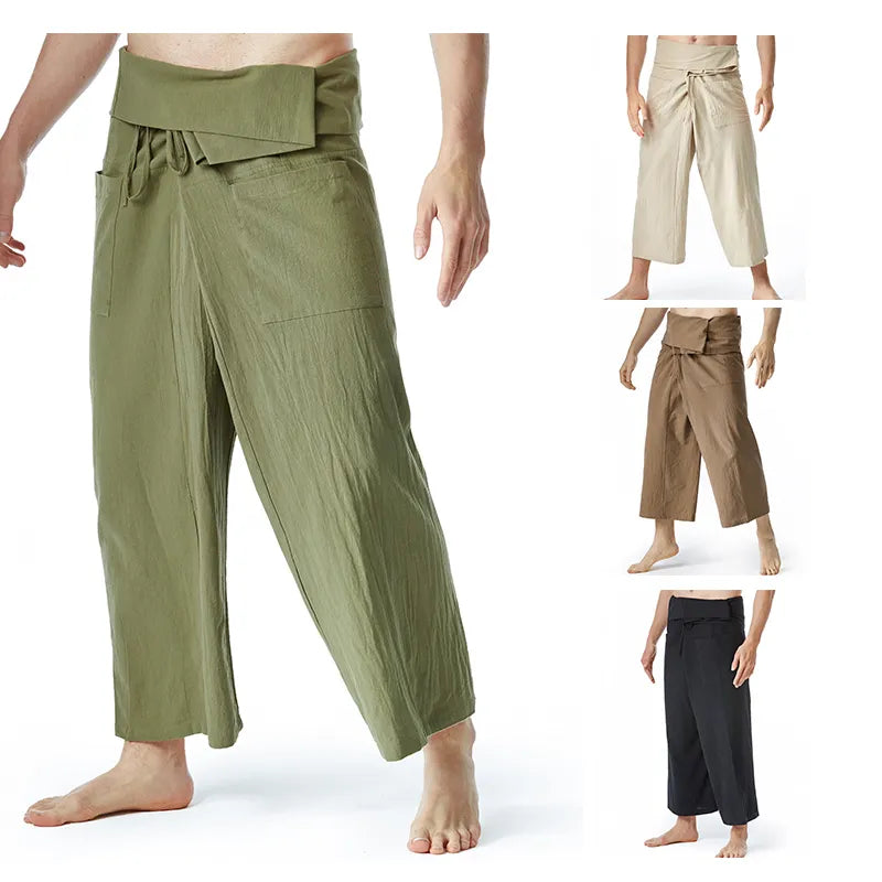 Fisherman Style Wrap Pants