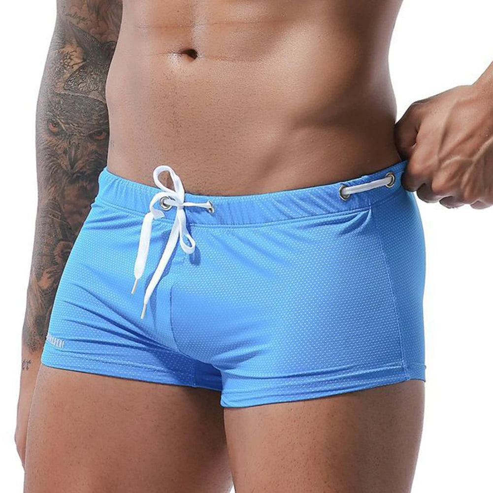 Mens brief boxer swim shorts