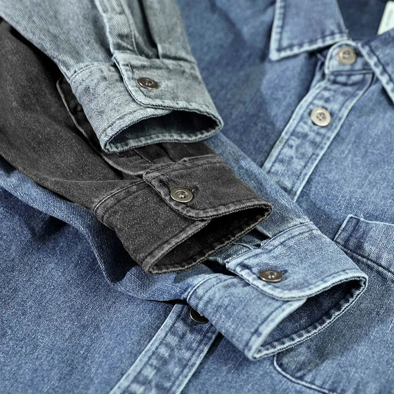 denim shirt cuffs