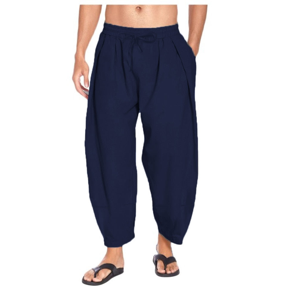 Jogger Cotton Causal  Beach - Mens Pants