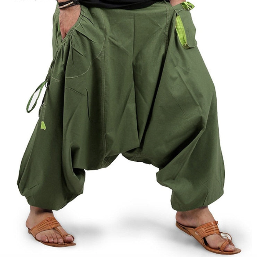 Harem Low Crotch Pants