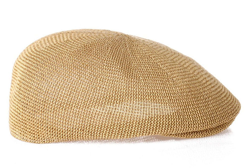 Mesh Straw Beret Hat