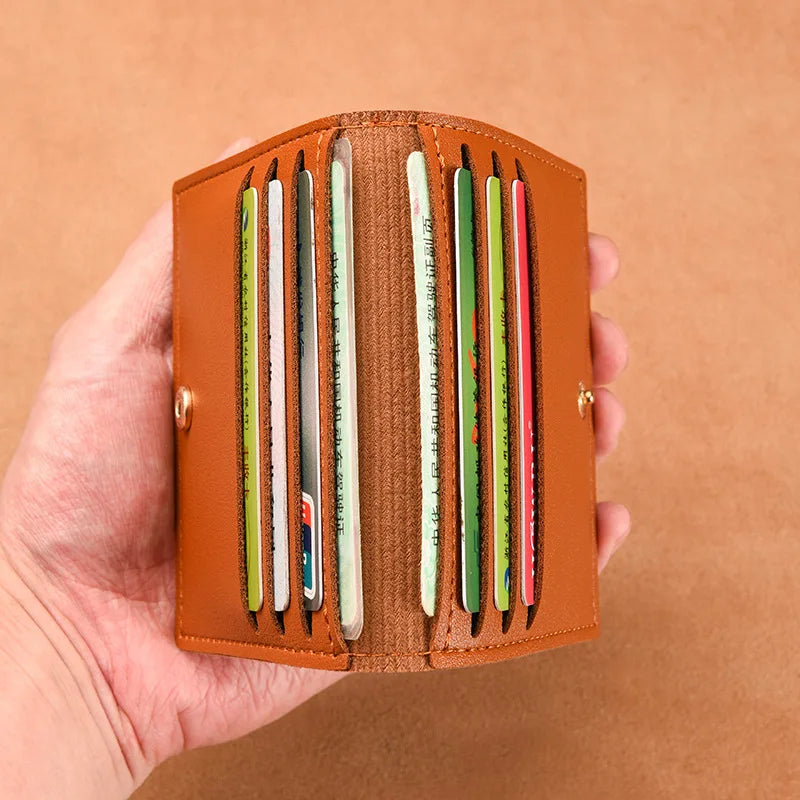 Ultra-thin Small Multi Slot Card Holder Wallet