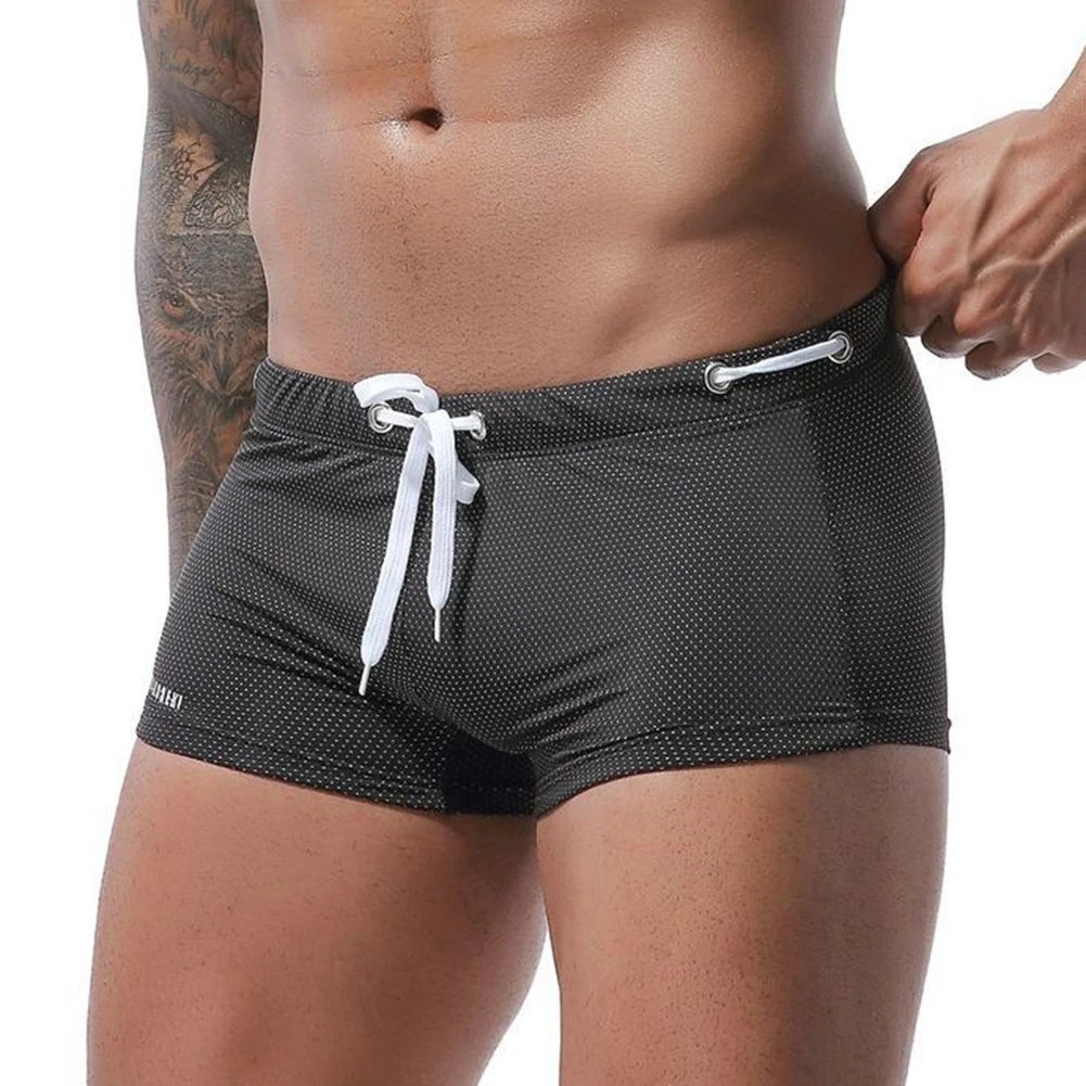 Mens brief boxer swim shorts