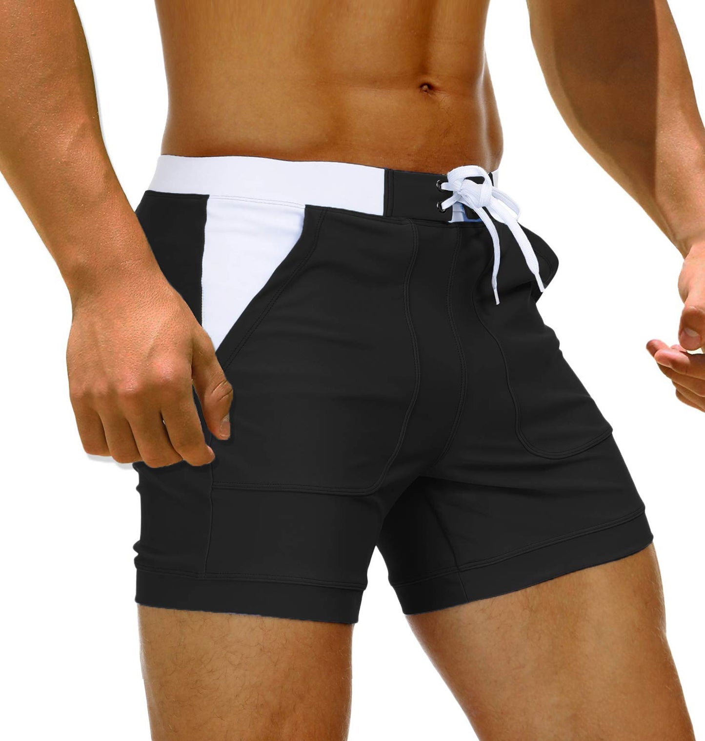 Board shorts with front pockets - Swimwear