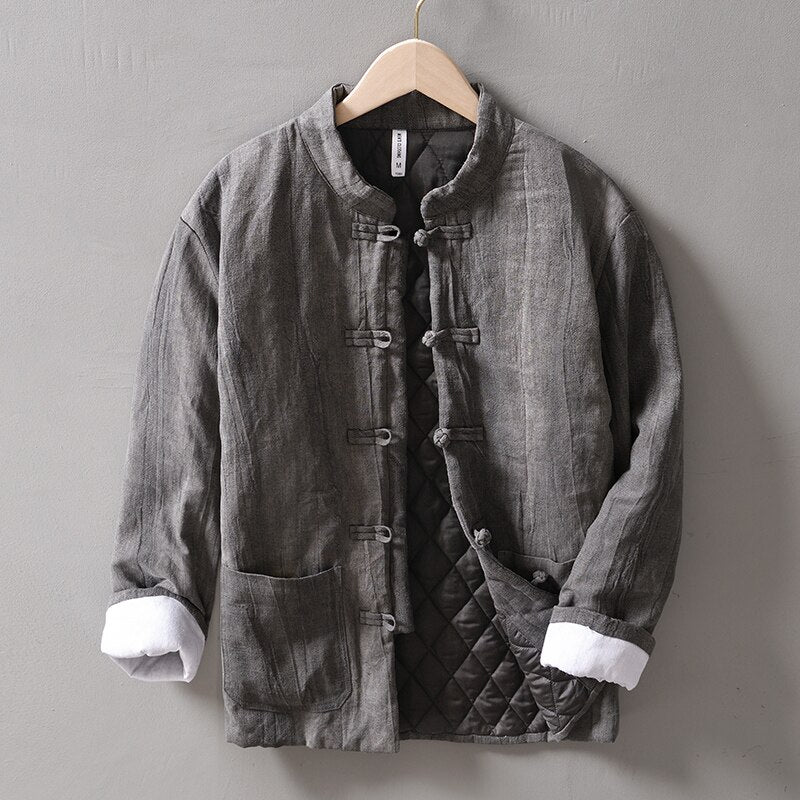 Warm Jacket Mandarin Collar - Mens Jackets