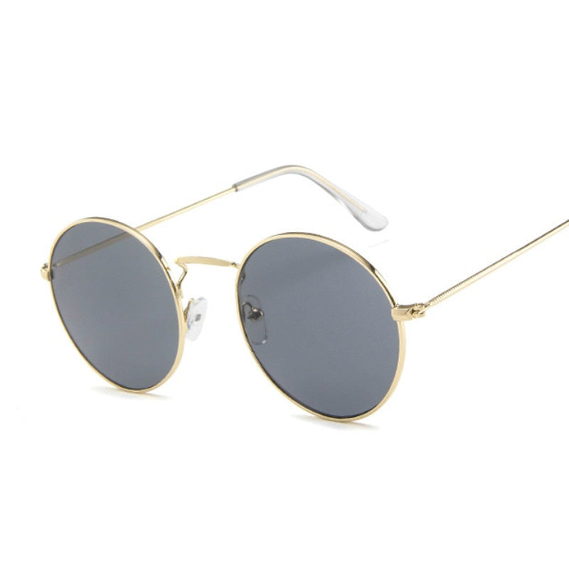 Prince Retro Metal Round Mens Sunglasses   (M)