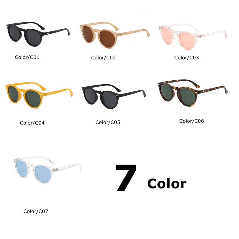 Classic sunglasses colour chart