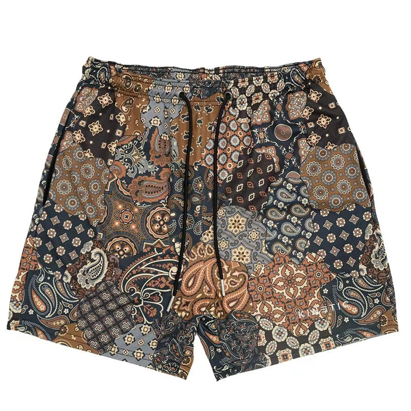 Boho Print Mens Shorts