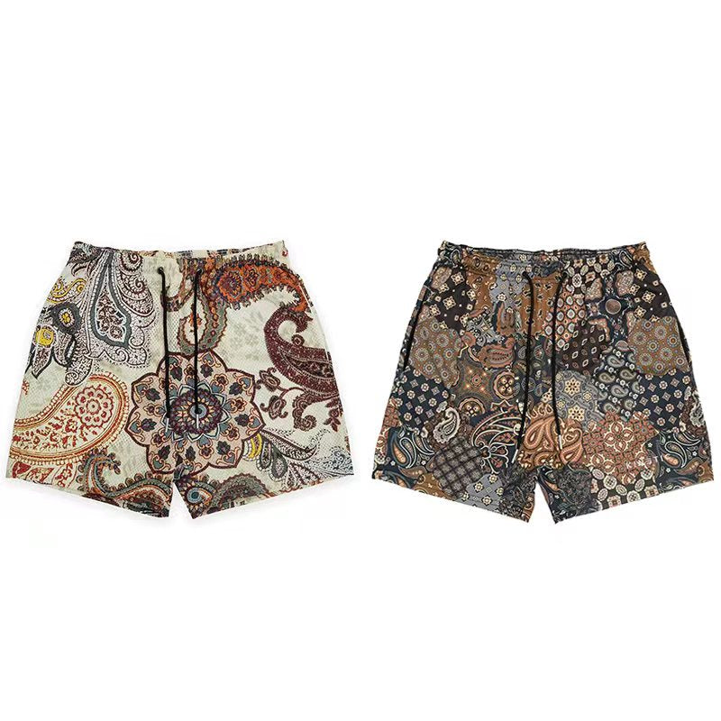 Boho Print Mens Shorts