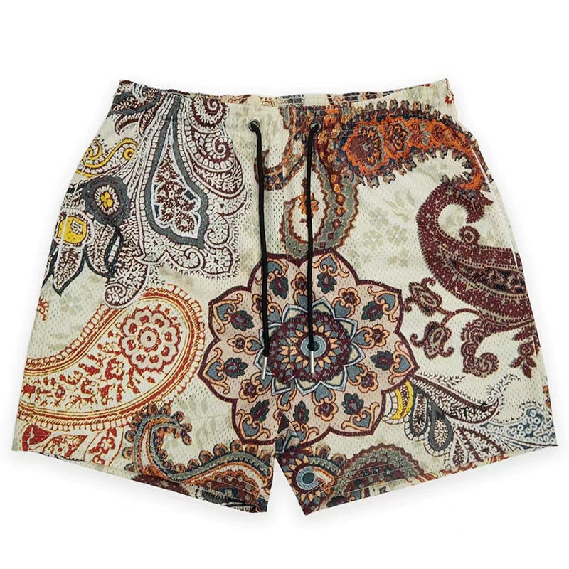 Boho Print Mens Shorts